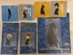 呪術廻戦 アクリルジオラマ　ラバーマスコット 五条悟　夏油傑　ステッカー付