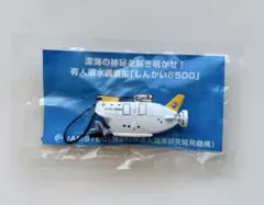 希少　美品　しんかい6500　海洋科学技術センター　記念品　ガラス細工　置物 07 ストラップ しんかい6500 フィギュア - JAMSTEC グッズ
