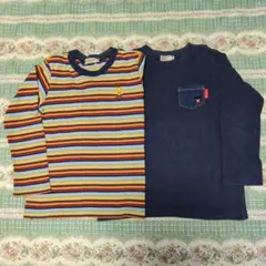 ミキハウス Tシャツ 2枚セット100cm
