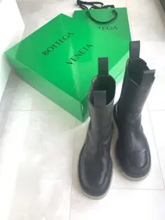 BOTTEGA VENETA ラグブーツ クリア　38