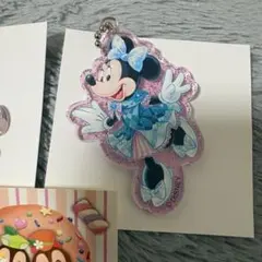 ディズニー　25周年　ポテトスナック　チャーム　ミニーマウスのサムネイル