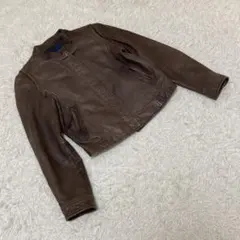 SLOBE IENA スローブイエナ　レザージャケット　羊革　ブラウン