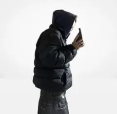 [美品]Lands' End ドローコード付きダウンジャケット
