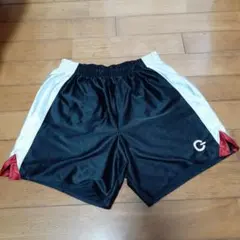 GOLDWIN ハーフパンツ Lサイズ 黒/白/赤 サッカー バレー