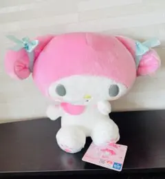 マイメロディ　おだんごむすびBIGぬいぐるみ　タグ付き