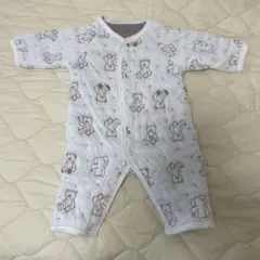 70サイズ　キルティング　ロンパース