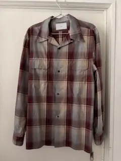 SUGARHILL OMBRE PLAID OPEN COLLAR BLOUSEのサムネイル