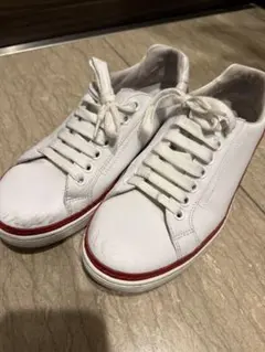 PRADA レザー スニーカー ホワイト レッドのサムネイル