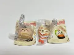 ちいかわ　寿司　フィギュアキーホルダー　シーサー　栗まんじゅう　ガチャガチャ