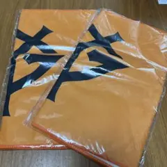 読売巨人軍　ジャイアンツ　オレンジ色タオル 2枚セット