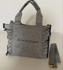 JILL by JILL STUART BOOK ハートフリルバッグ GRAY