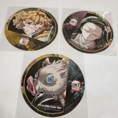 鬼滅の刃　ufotableカフェ フィナーレ コースター　善逸　禰豆子　伊之助