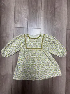 花柄長袖ワンピース 95cm