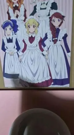 【深夜限定価格です】アイカツ　カップ&ソーサーセット　ポストカードつき