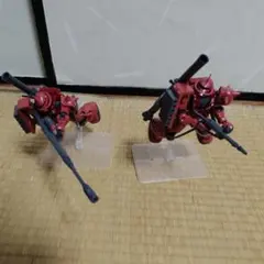 HG シャア専用ザクⅡ 完成品2体セット