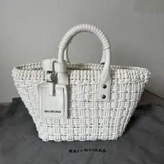 2026年最新】BALENCIAGA カラー：ホワイト系 レディース かごバッグの