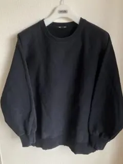 GU ジーユー スウェット ヘビーウェイト 黒 L オーバーサイズ 定番