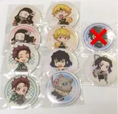 鬼滅の刃  あたりツキ  くじ  缶バッジ    ★  9種 セット