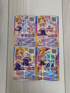 アイカツ ハピネスマリンコーデ 4枚セット アイカツスターズ 니지노 유메
