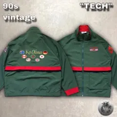 希少 90s STARBUS テック ナイロンジャケット 刺繍 シティボーイ