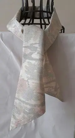 シルクスカーフ　大島紬　ハンドメイド