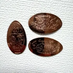 도쿄 디즈니 리조트 수베니아 메달 3종 세트