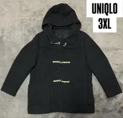✨️美品✨️ ユニクロ UNIQLO ダッフルコート フード付き 大きいサイズ 黒