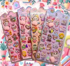 ❗️ラブブお尻ぷにぷにシール4枚セット❗️