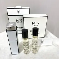 【美品♪】シャネルNo.5ローオードゥトワレットミニツィスト＆スプレイ