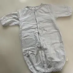 Angeliebe Wガーゼ2wayロンパース ペールベージュ50-70