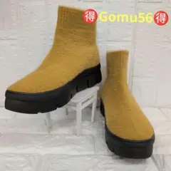 Gomu56　柔らかフワモコニットブーツ　Lサイズ