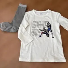 新品　UNIQLO極暖　 長袖　100 無印　ハイソックス　15ー17