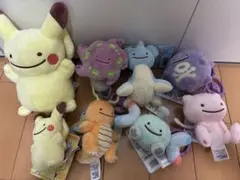 ポケモン ぬいぐるみ 9体セット (へんしんメタモン8体+助手ピカチュウ1