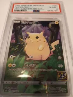 ピカチュウ 25th プロモ PSA10 GEM MT - メルカリ