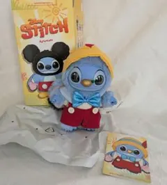 未使用/popmart スティッチ　ピノキオ　stichadveutureのサムネイル