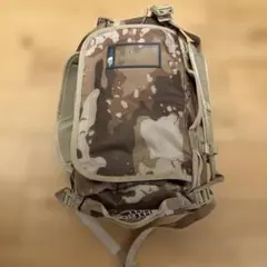 【希少】ノースフェイス　ドラムバック　ベージュ迷彩柄　XS 28L
