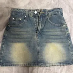 デニム ミニスカート