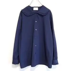 ENFOLDエンフォルド　フリルカラーシャツ　38　セーラーカラーブラウス ENFOLD - ENFOLDエンフォルド フリルカラーシャツ 38 セーラーカラー