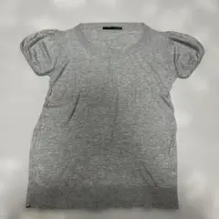 Heather グレー パフスリーブ ニット 2サイズのサムネイル