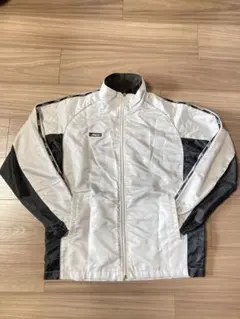 【MIZUNO ATHLETE】Ｓサイズ ウインドブレーカー ホワイトXブラック