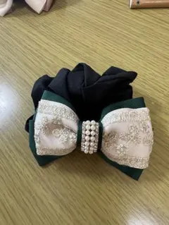 リボン付きシュシュ ハンドメイド　卒業式　入学式　新品未使用