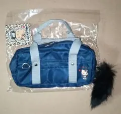 ハローキティ スクールバッグ風マルチポーチ／スクバ ペンケース（ギャル３／BR）