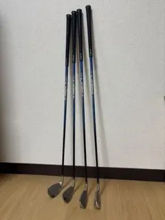 ゼクシオ13アイアンネイビーMP1300カーボンシャシャフトSW・AW2本