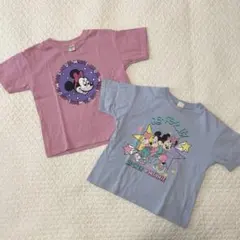 littc リトシー Tシャツ 110 ミニー ミッキー ディズニー　2枚セット