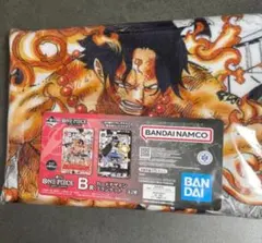 一番くじ ワンピースB賞 カードデザインブランケット　エース