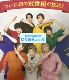 SnowMan 切り抜き ピンナップ 200枚 セット まとめ売り