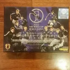 2002日韓ワールドカップ　サッカー日本代表カード　メモリアルボックス