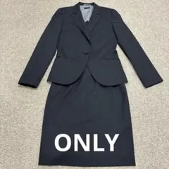 ONLY 黒 ビジネス スカートスーツ