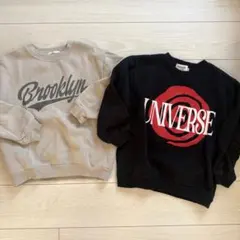 裏起毛 トレーナー セット 130