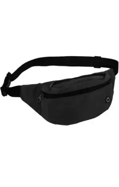 【未使用】ランニング　スポーツウエストバッグ ナイロン 黒